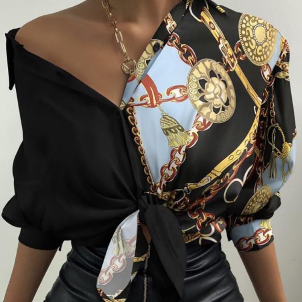Gold Chain Blouse